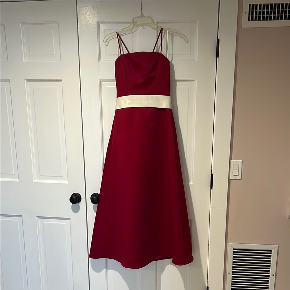 Elegant Red Kids Formal Dress